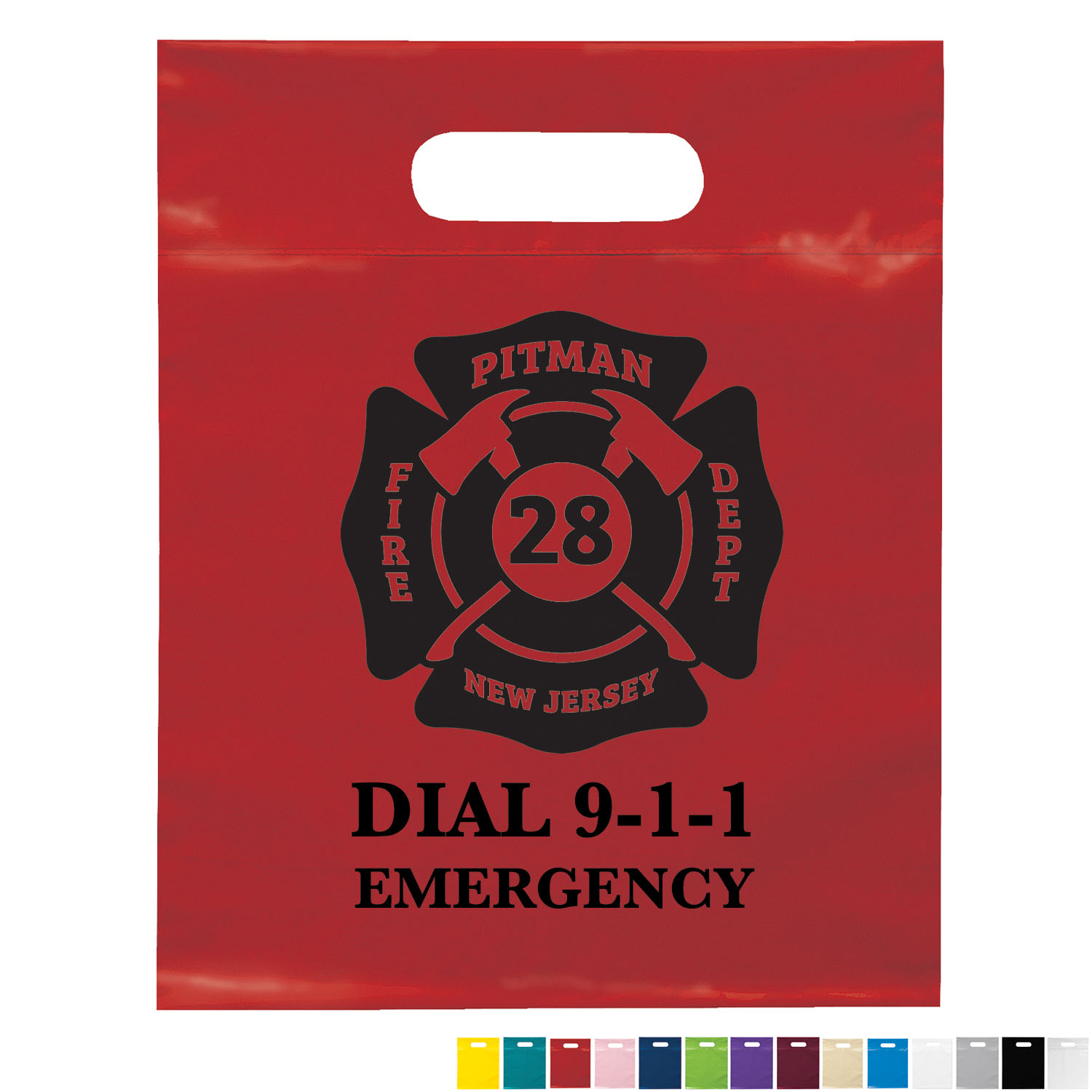 Product Photo 1 Brite Take Home Plastic Bag, 12" x 15"