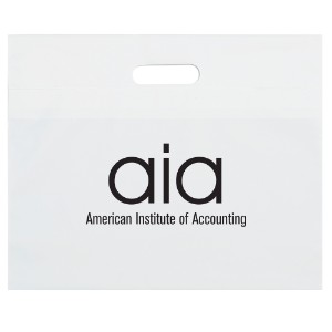 White Take Home Plastic Bag, 16" x 13" - BA2131