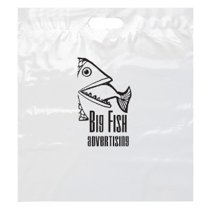 White Take Home Plastic Bag, 18" x 20" - BA2132