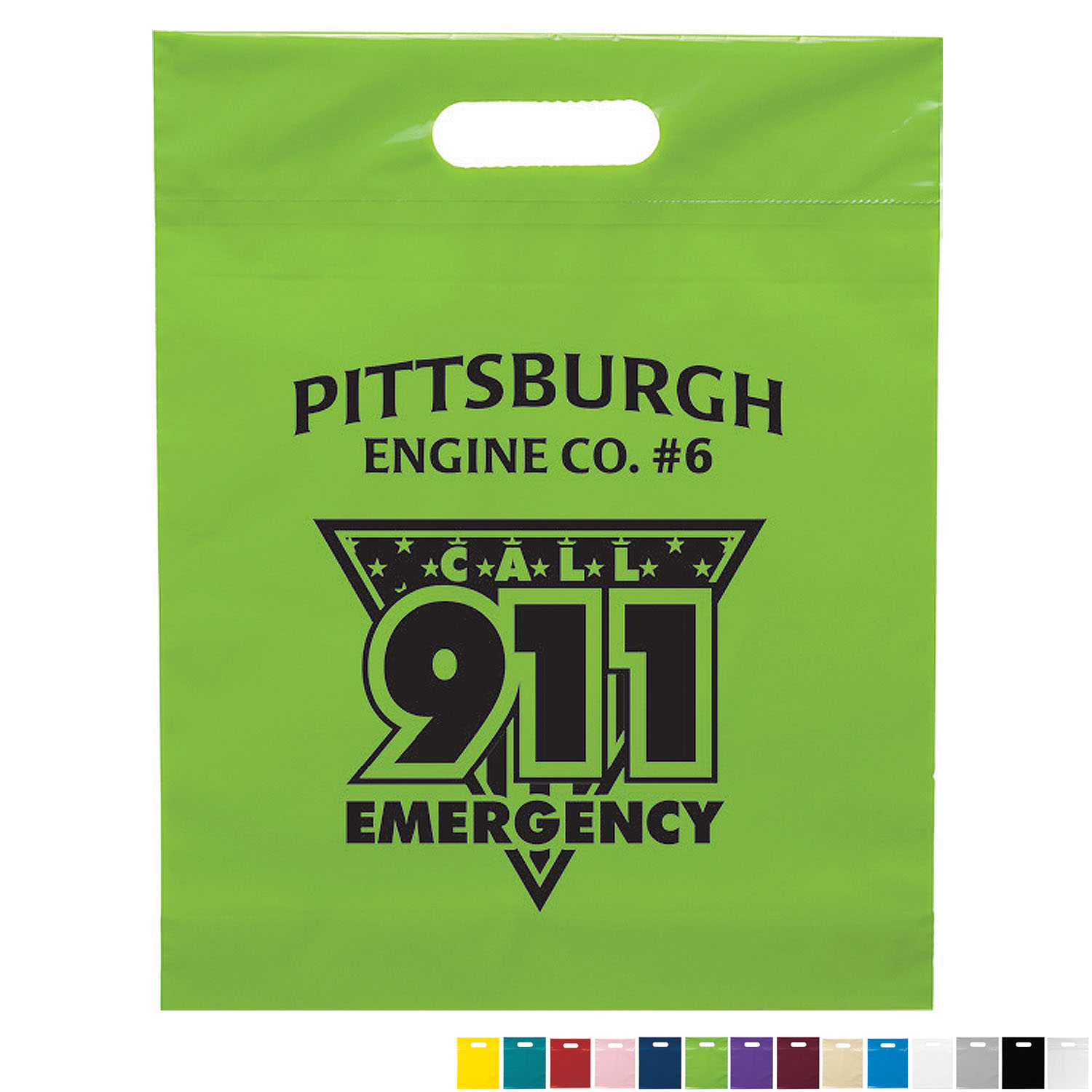 Product Photo 1 Brite Take Home Plastic Bag, 9-1/2" x 12"