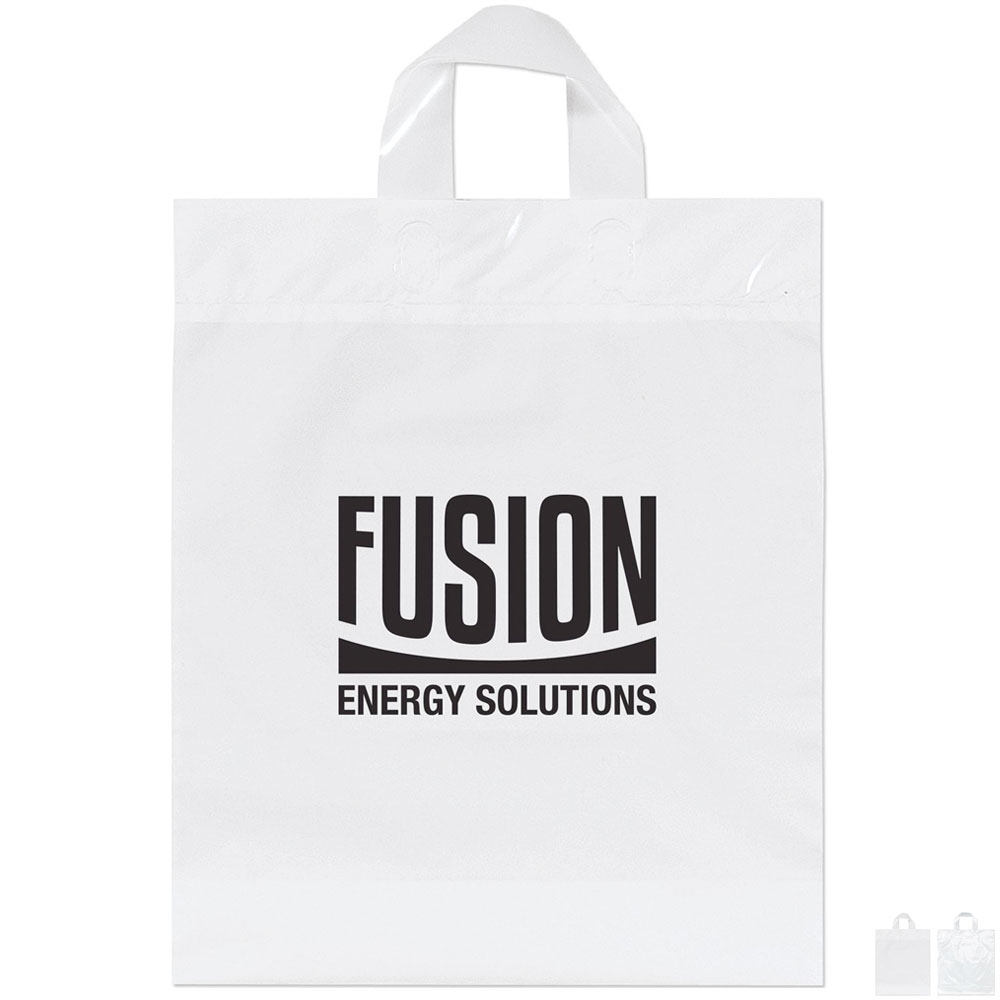 Product Photo 1 Plastic Grab Bag with Loop Handles, 13" x 15-1/2"