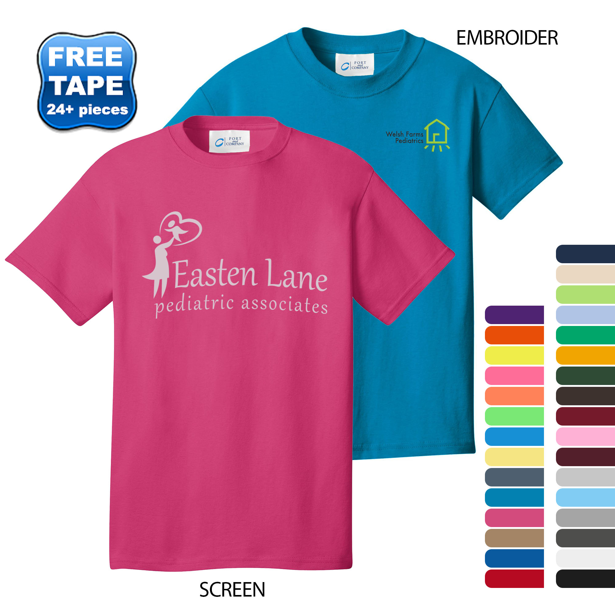 Product Photo 1 Port & Company® 100% Cotton Youth Tee