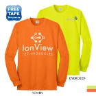 Photo 3 Port & Company® 50/50 Cotton/Poly Men's Long Sleeve Tee, Safety Colors