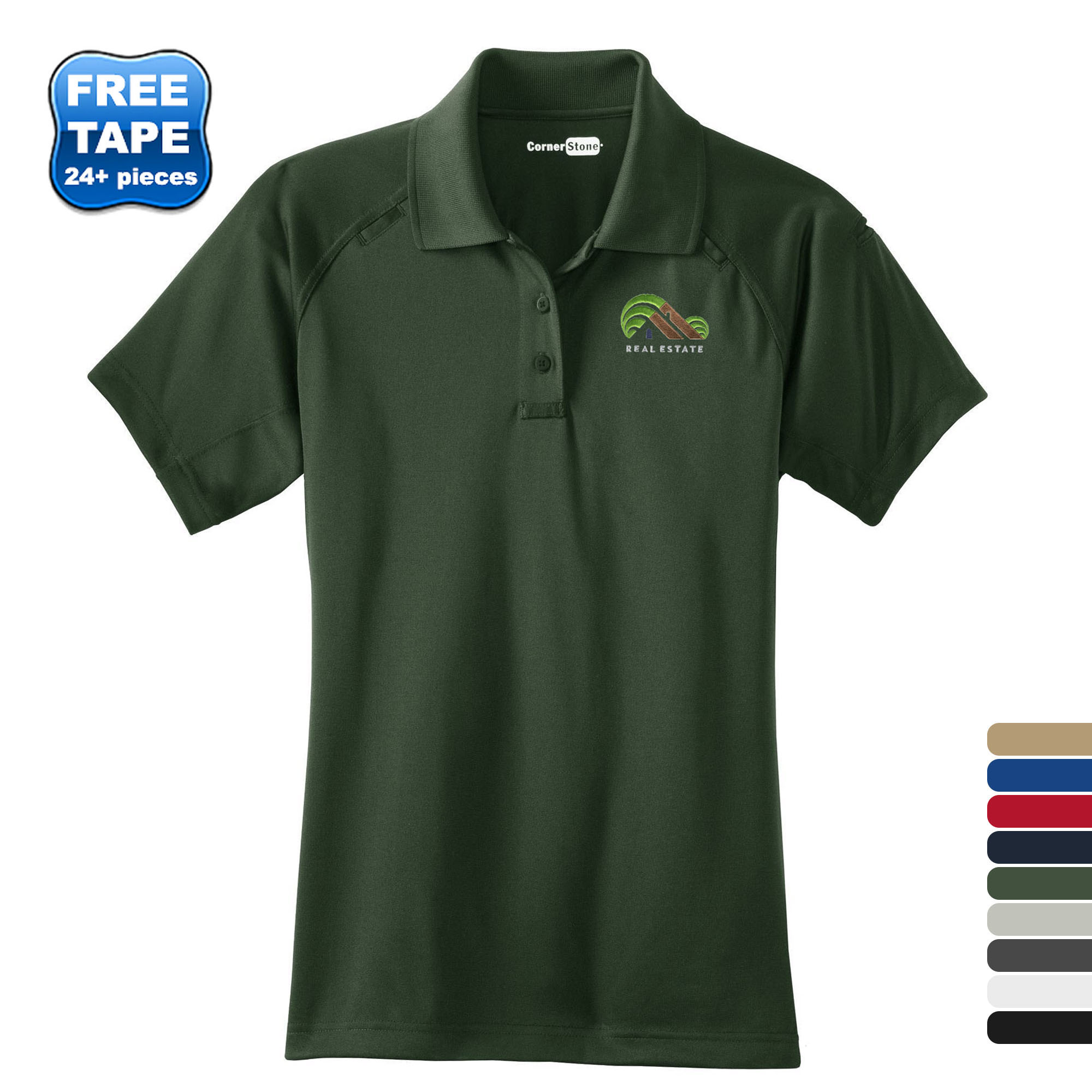 Product Photo 1 CornerStone® Select Snag-Proof Tactical Ladies' Performance Polo