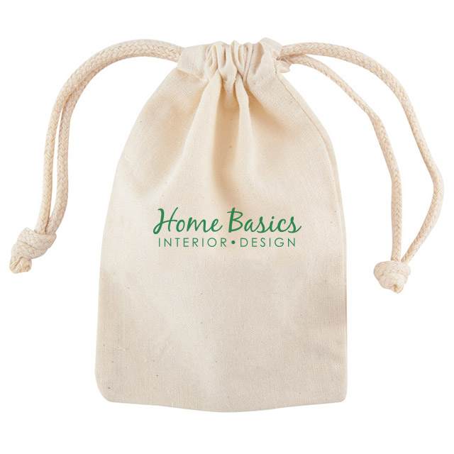 Product Photo 1 Cotton Drawstring Pouch, 4" x 6"