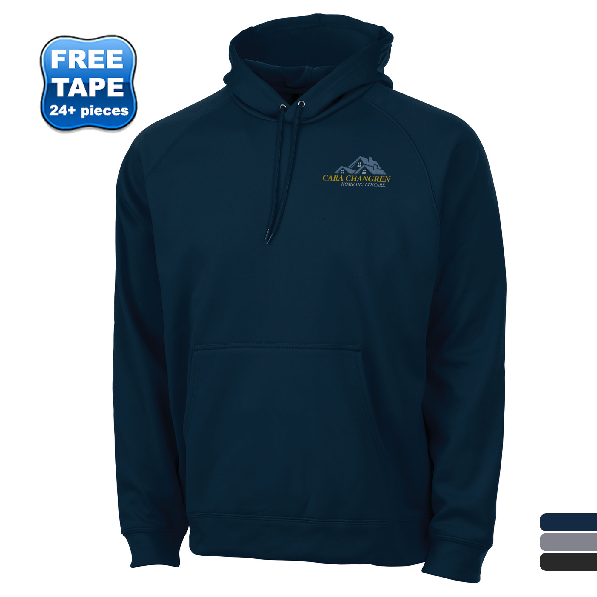 Product Photo 1 Charles River® Hexsport Polyknit Bonded Fleece Men's Kanga Hoodie