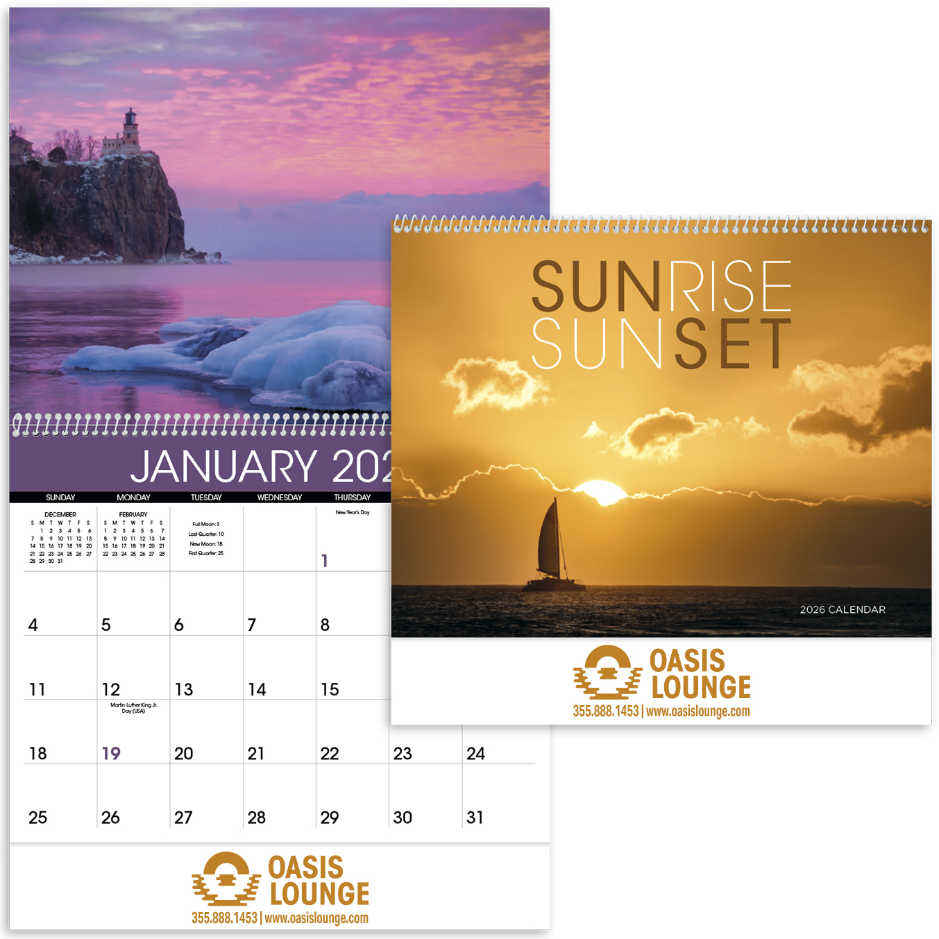 Product Photo 1 Sunrise Sunset Calendar