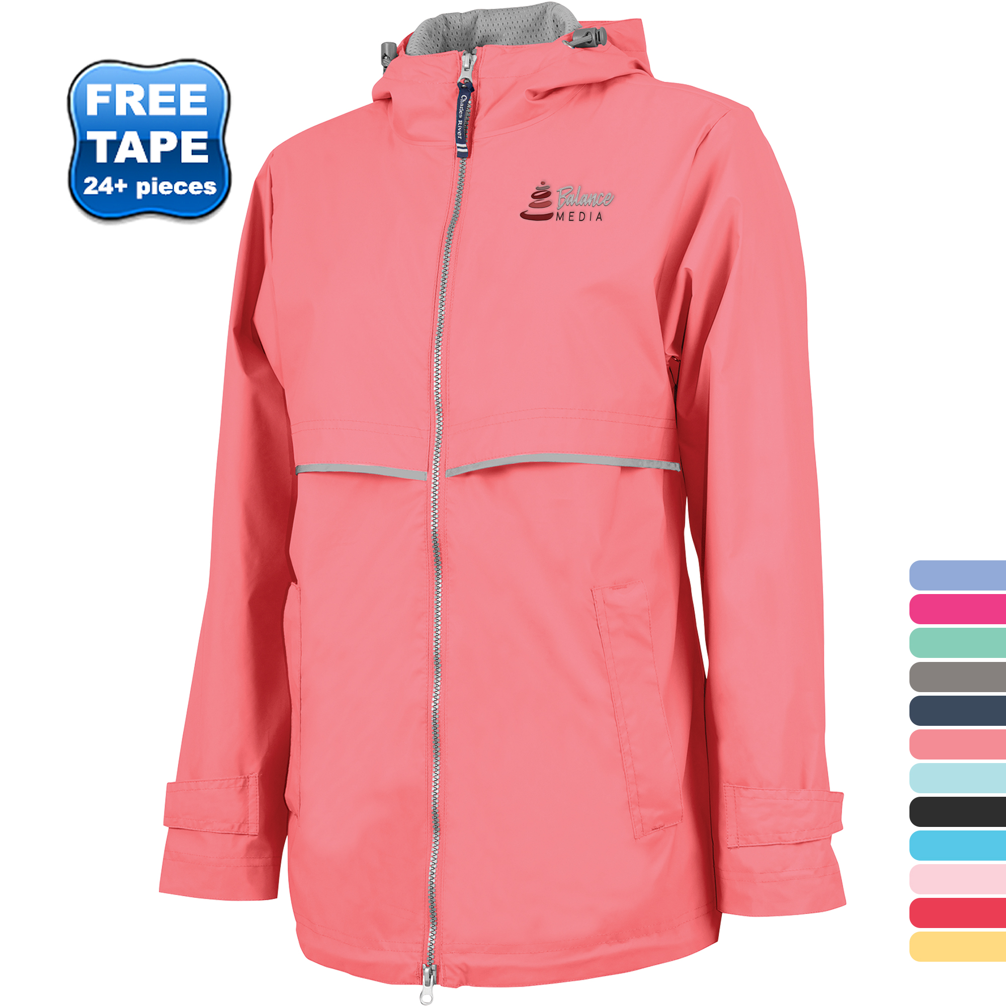 Product Photo 1 Charles River® New Englander Ladies' Rain Jacket