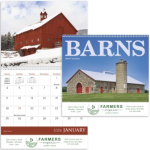 Barns Wall Calendar - TR1324
