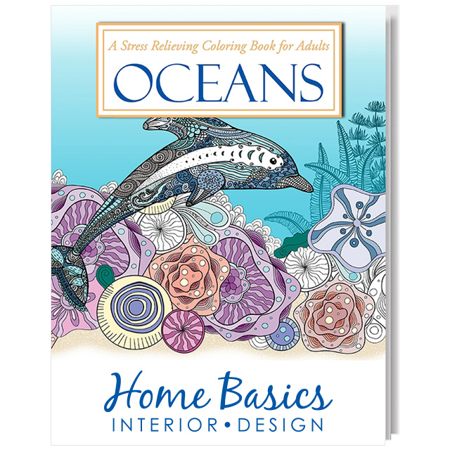Product Photo 1 Adult Coloring Book, Oceans Theme