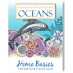 Adult Coloring Book, Oceans Theme - CLB147