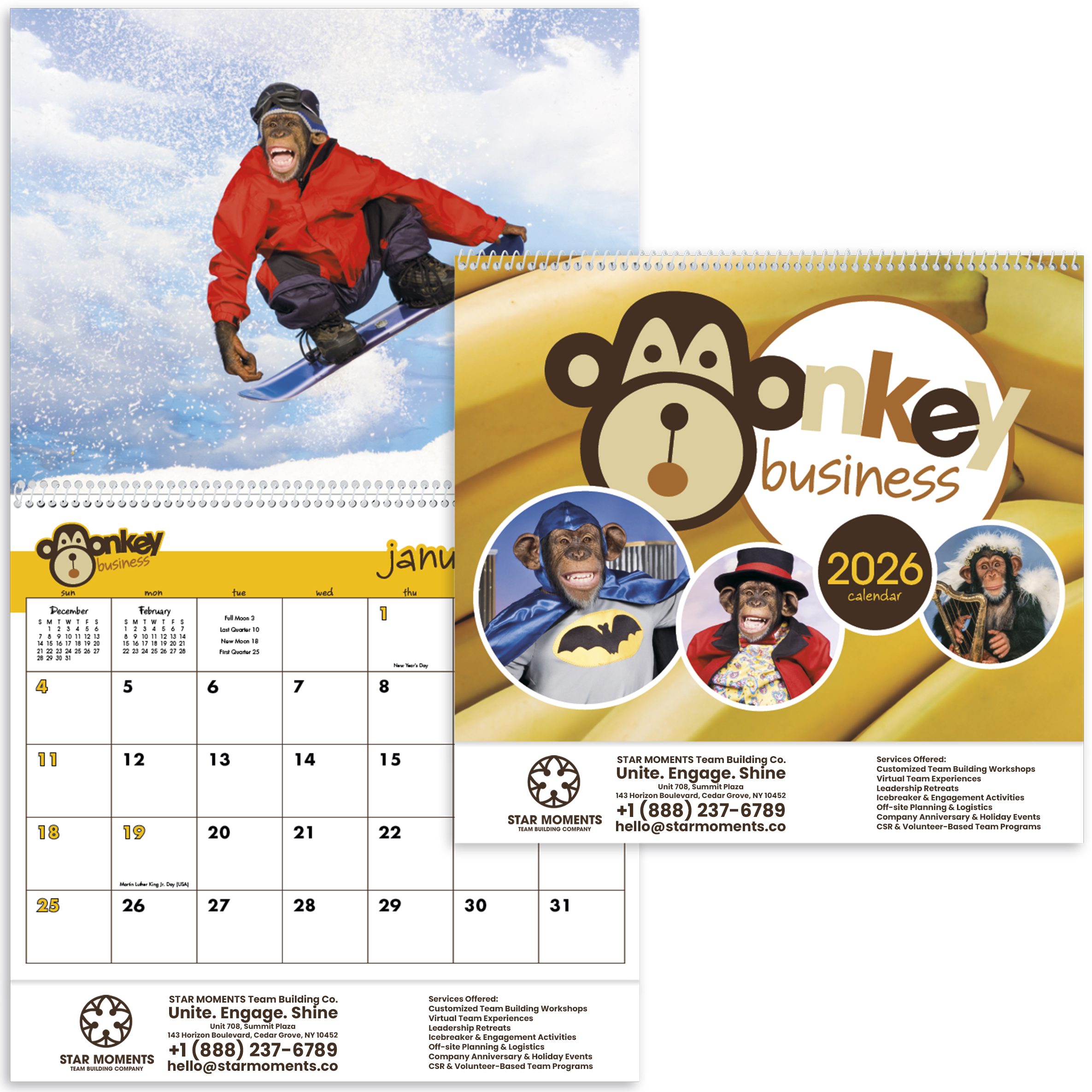 Product Photo 1 Monkey Business Wall Calendar
