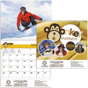 Monkey Business Wall Calendar - TR1330