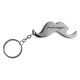 Mustache Bottle Opener Keychain