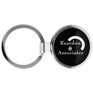 Simple Round Metal Keychain - MY4059