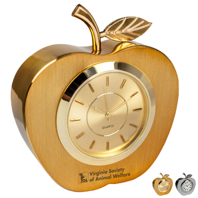 Product Photo 1 Metal Apple Desk Clock