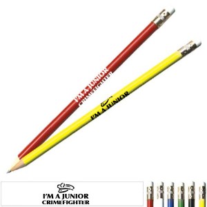 I'm a Junior Crimefighter Safety Pencil, Stock - PCL802