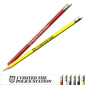 I Visited the Police Station Safety Pencil, Stock - PCL807