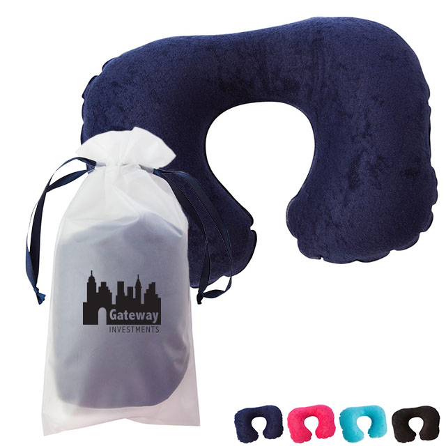 Product Photo 1 Terry Cotton Inflatable Travel Pillow