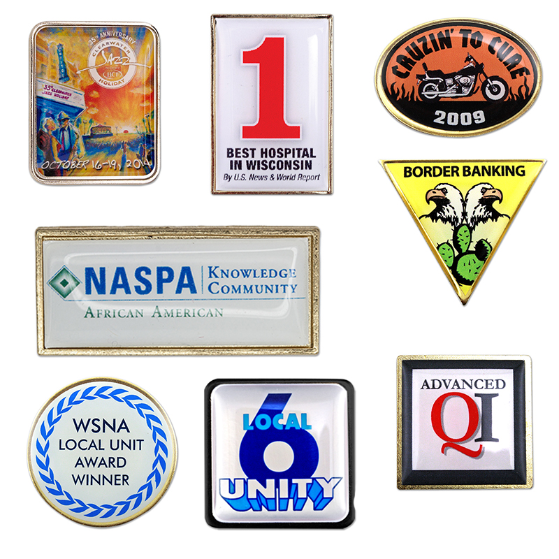 Product Photo 1 Epoxy Dome Lapel Pin, Fastest Service!