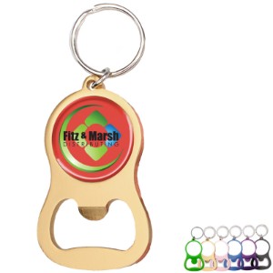 Aluminum Bottle Opener Keytag - EM1110
