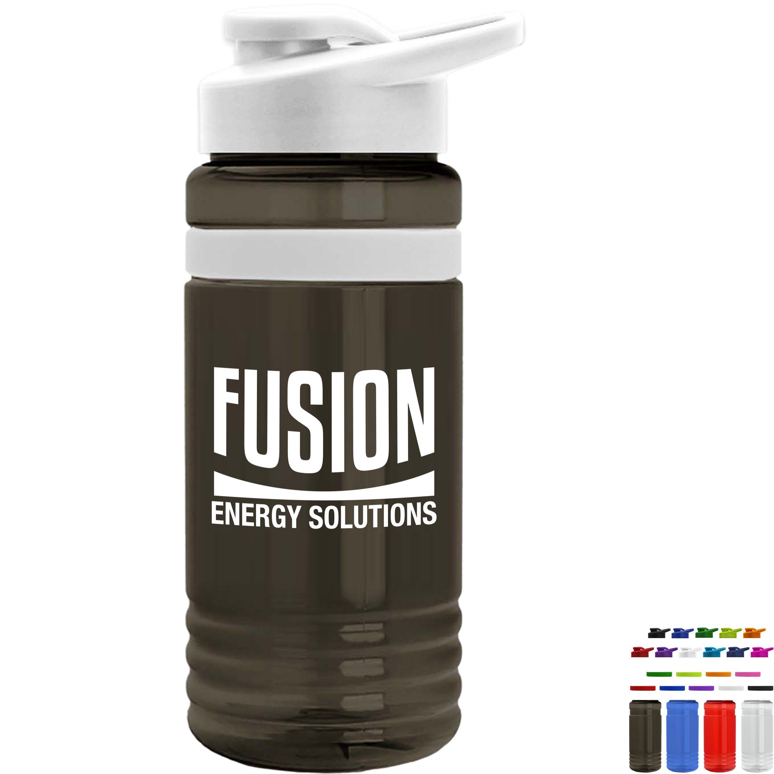 Product Photo 1 Grip Stripe Tritan™ Bottle, 20oz. - Drink Thru Lid