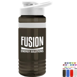 Grip Stripe Tritan™ Bottle, 20oz. - Drink Thru Lid - GY6102