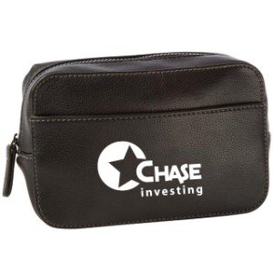 Bonded Leather Dopp Bag - VA1585