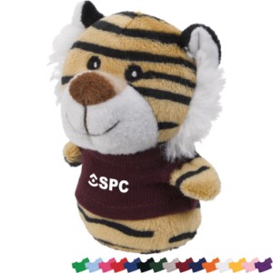 Shorties Plush Tiger, 4" - VT4914