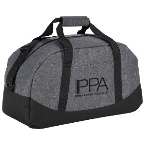 Graphite Polycanvas Gym Duffel Bag, 18" - LD8219