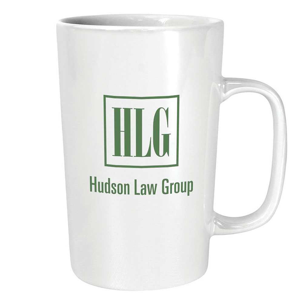 Product Photo 1 Lectra Shimmer Ceramic Mug, 16oz. - White