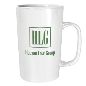 Lectra Shimmer Ceramic Mug, 16oz. - White - XP1066