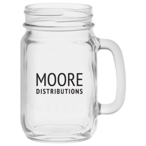 Glass Mason Jar w/ Handle, 16 oz. - GA1400