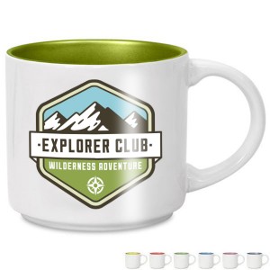 Metro Two-Tone Ceramic Mug, 14oz. - XP1083