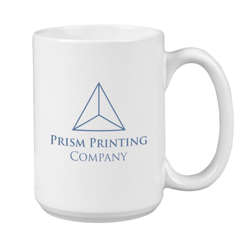 Product Photo 1 Mighty Glossy Ceramic Mug, 15oz. - White