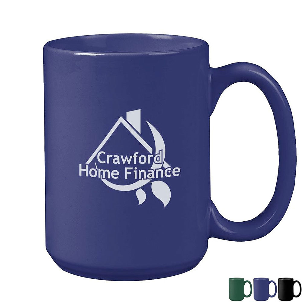 Product Photo 1 Mighty Glossy Ceramic Mug, 15oz. - Colors