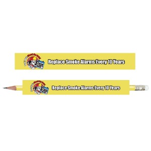 Replace Smoke Alarms Every 10 Years Pencil, Stock - PCL742