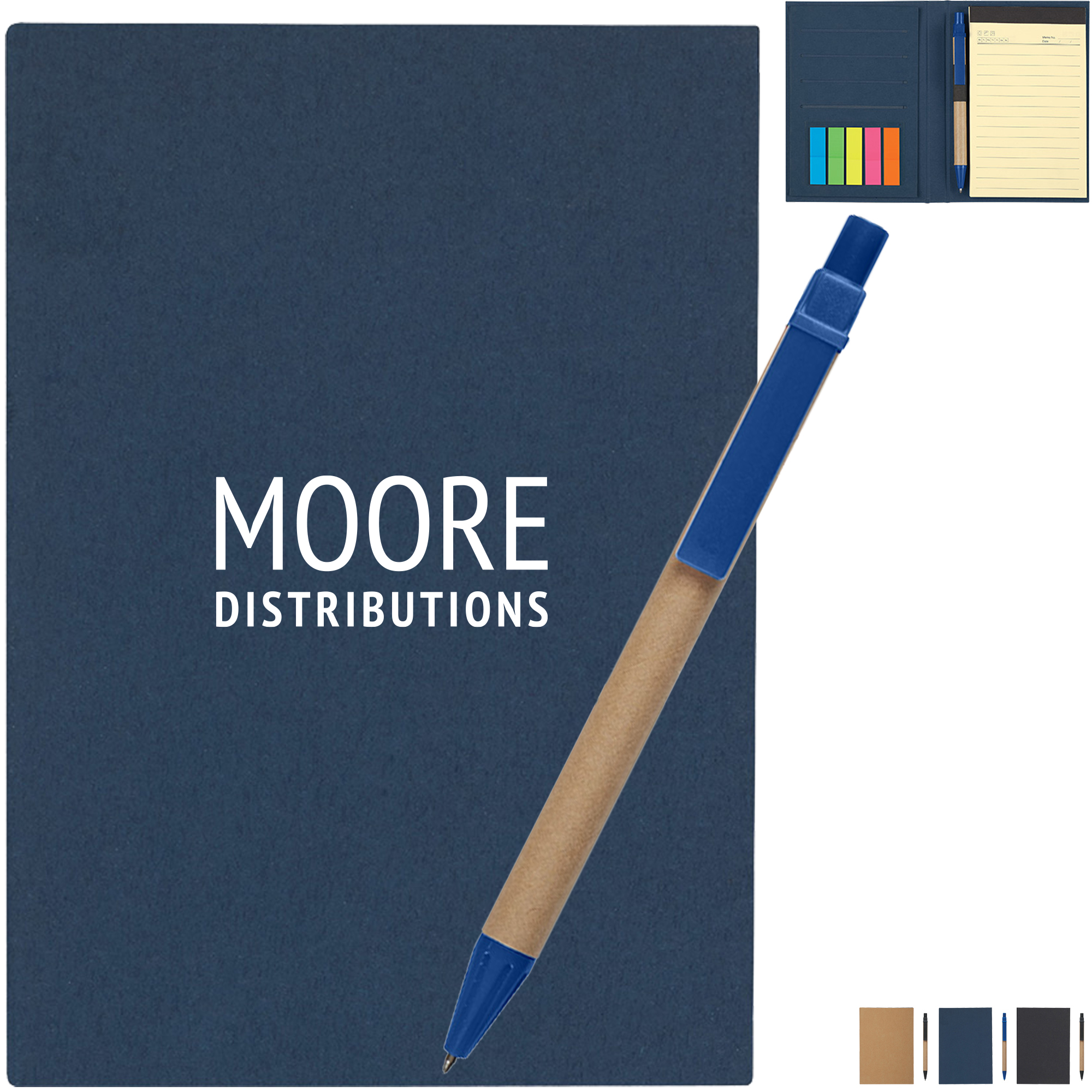 Product Photo 1 MeetingMate Notebook w/ Pen & Sticky Flags