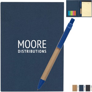 MeetingMate Notebook w/ Pen & Sticky Flags - HT3143
