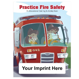 Practice Fire Safety Coloring & Activity Book - CLB040