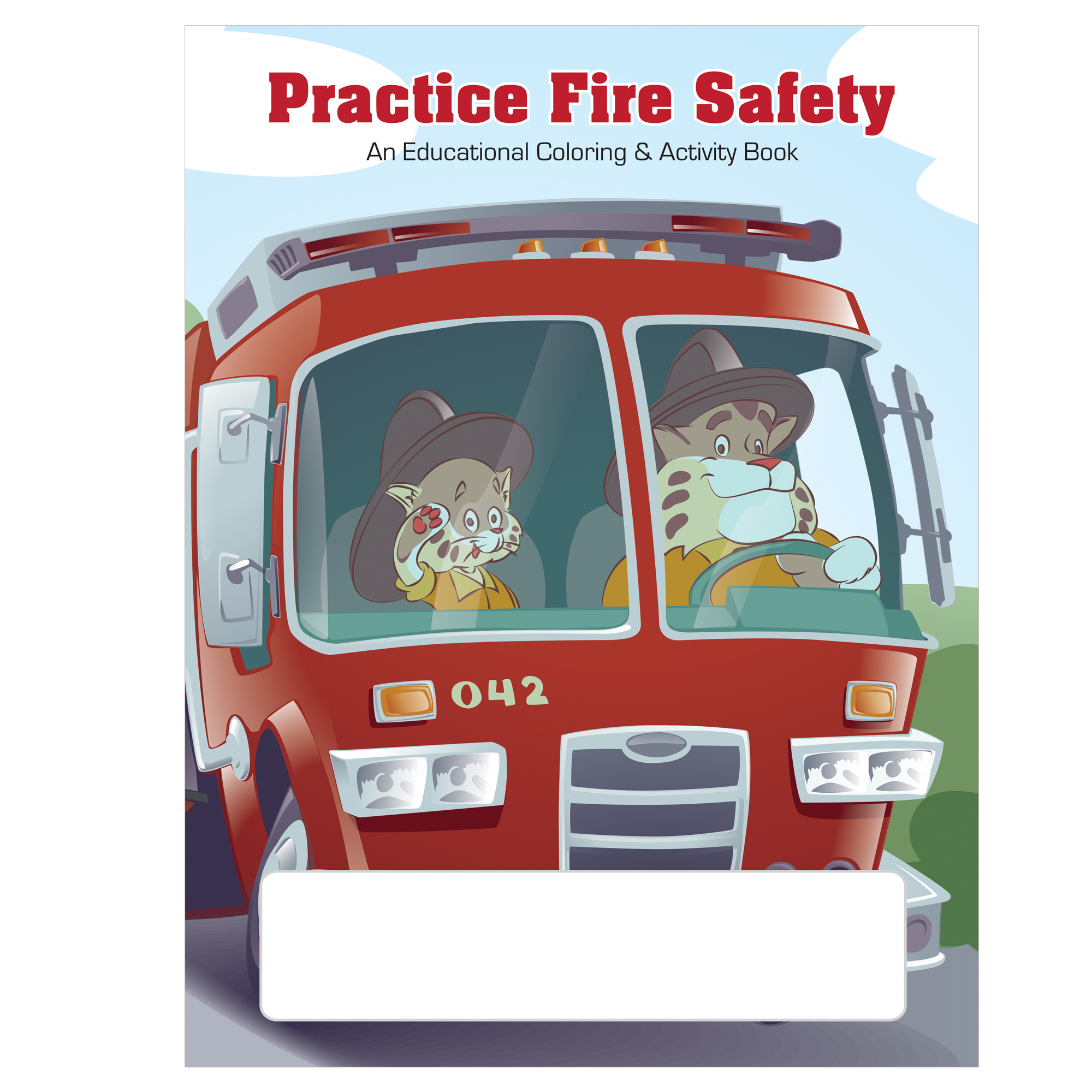 Product Photo 1 Practice Fire Safety Coloring & Activity Book, Stock