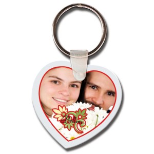 Heart Soft Vinyl Key Tag - GE1070