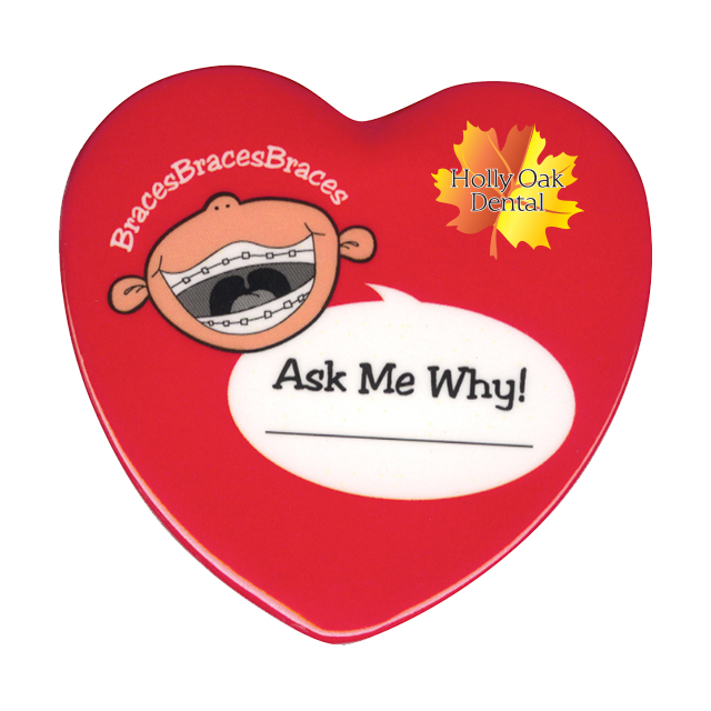 Product Photo 1 Heart Button, 2-1/4"