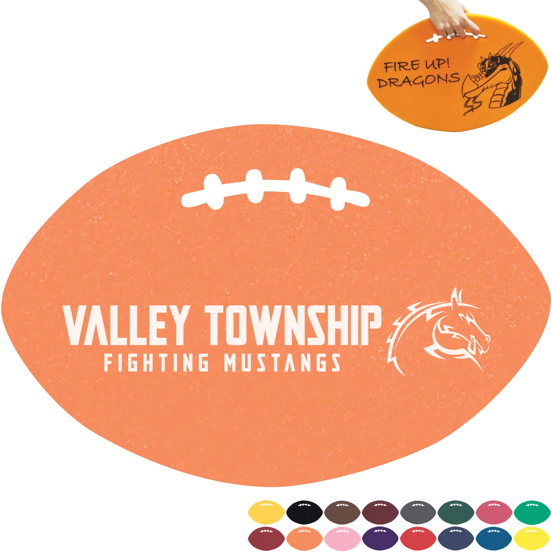 Product Photo 1 Foam Football Seat Cushion