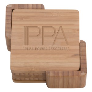 Square Bamboo Coaster Set - CF4230