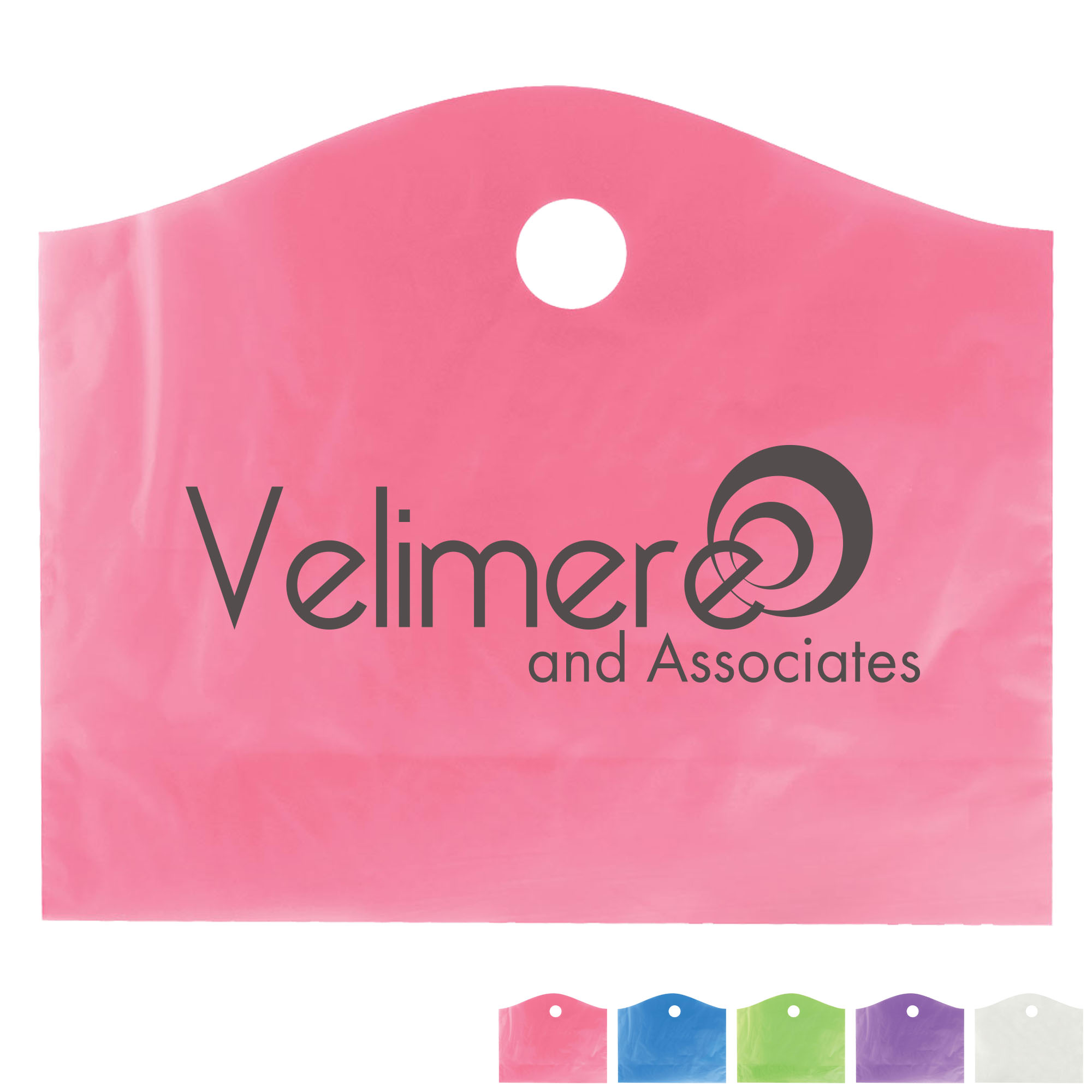 Product Photo 1 Frosted Super Wave Handle Bag, 18" x 22"