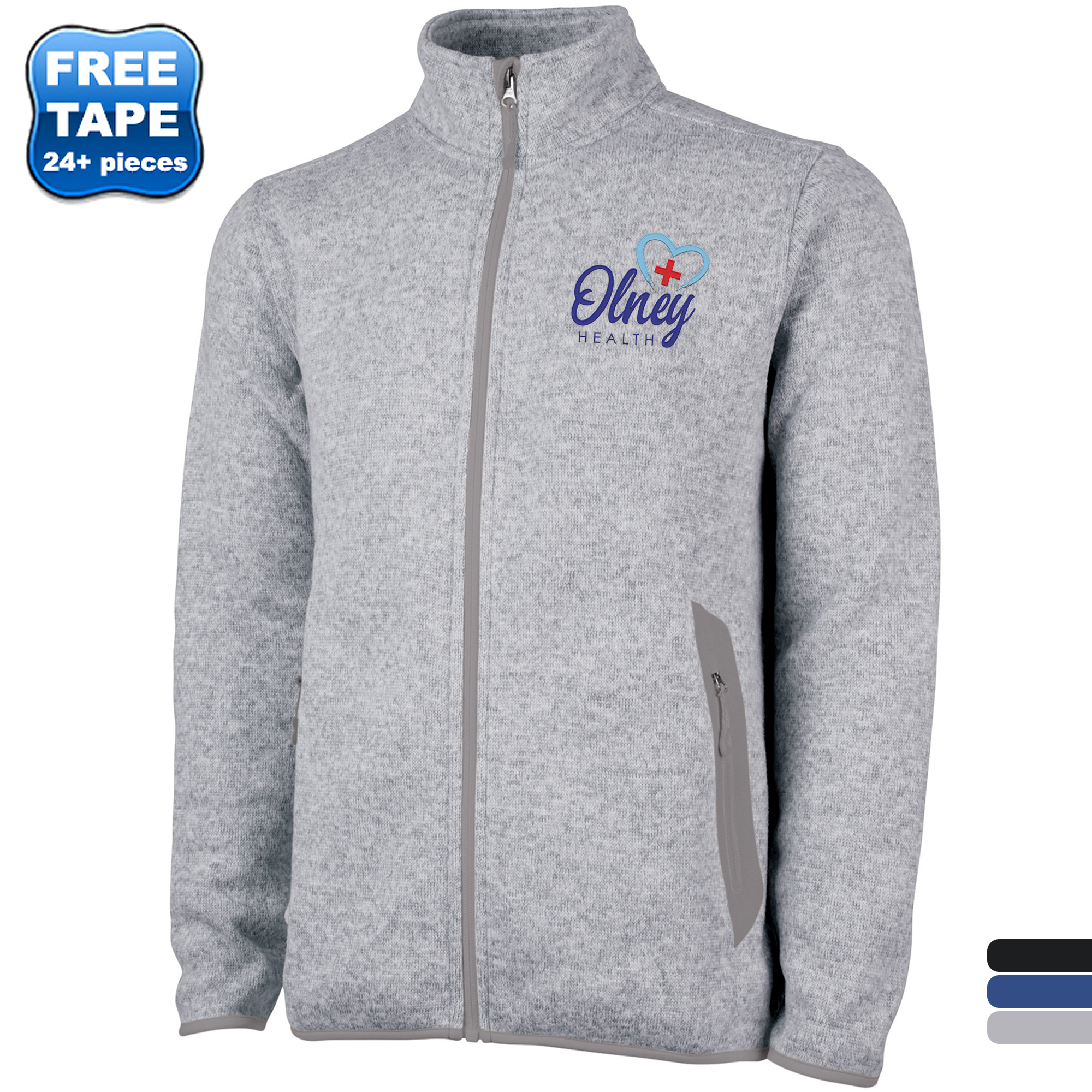 Product Photo 1 Charles River® Heathered Fleece Men's Jacket