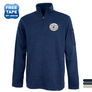 Charles River® Heathered Fleece Men's Quarter Zip - CV1165