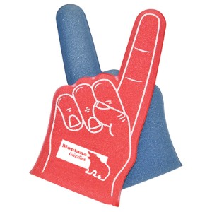 Two-Tone Foam Finger, 12" - FM1155