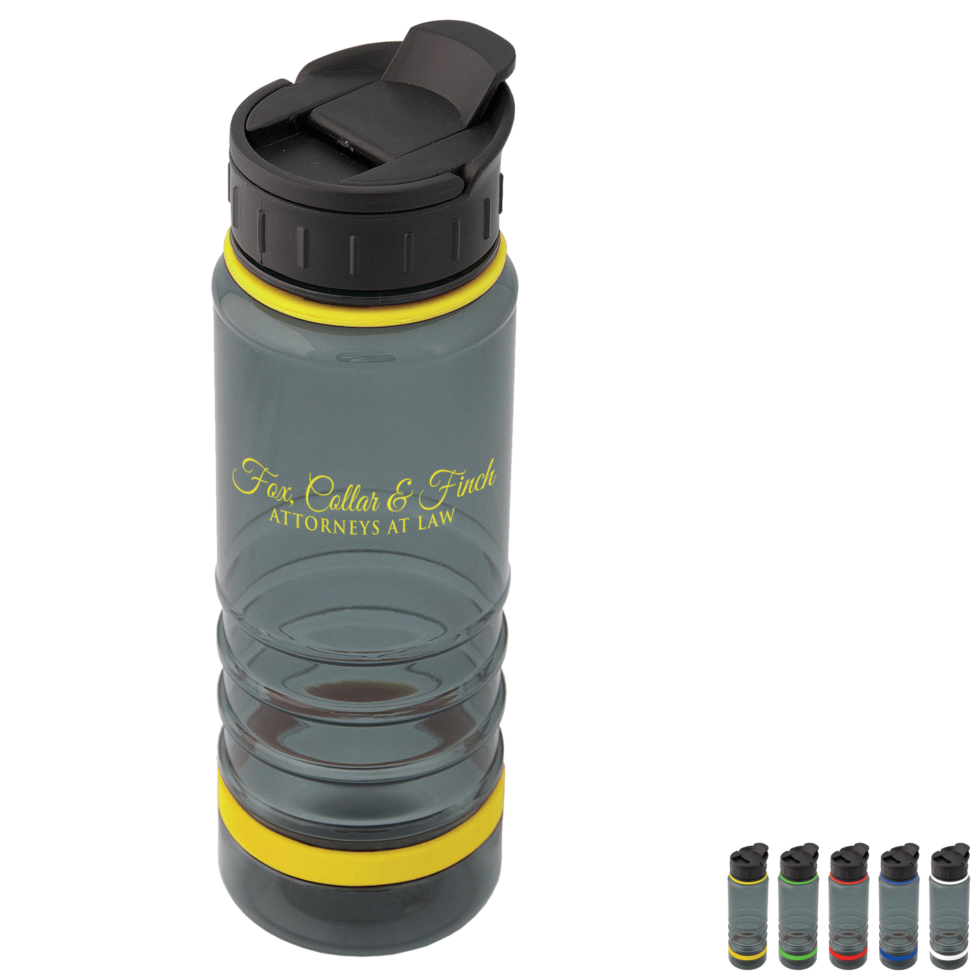 Product Photo 1 Tritan Smoke Water Bottle with Accent, 25oz.